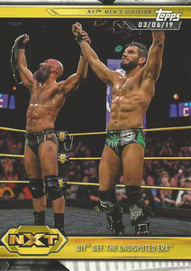 WWE Topps NXT 2019 Trading Cards Tommaso Ciampa and Johnny Gargano No.80