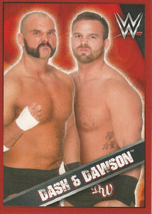 WWE Topps Then Now Forever 2016 Stickers Dash and Dawson FTR No.180