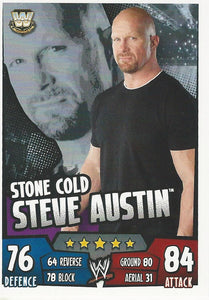 WWE Topps Slam Attax Rumble 2011 Trading Card Stone Cold Steve Austin No.181