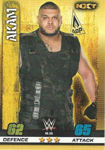 WWE Topps Slam Attax 10th Edition Trading Card 2017 NXT Akam No.181