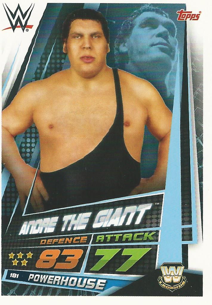 WWE Topps Slam Attax Universe 2019 Trading Card Andre the Giant No.181