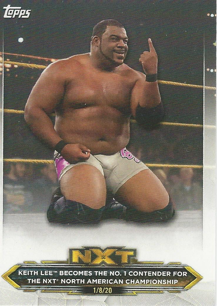 WWE Topps NXT 2020 Trading Cards Keith Lee No.81