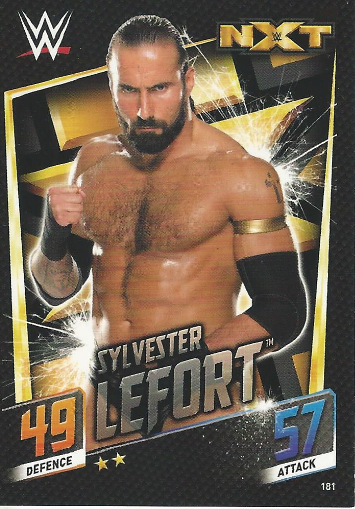 WWE Topps Slam Attax 2015 Then Now Forever Trading Card Sylvester Lefort No.181 NXT