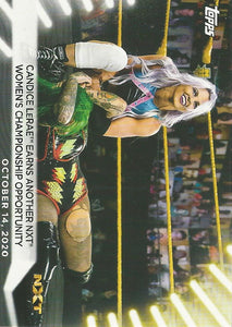 WWE Topps Women Division 2021 Trading Card Candice LeRae No.82