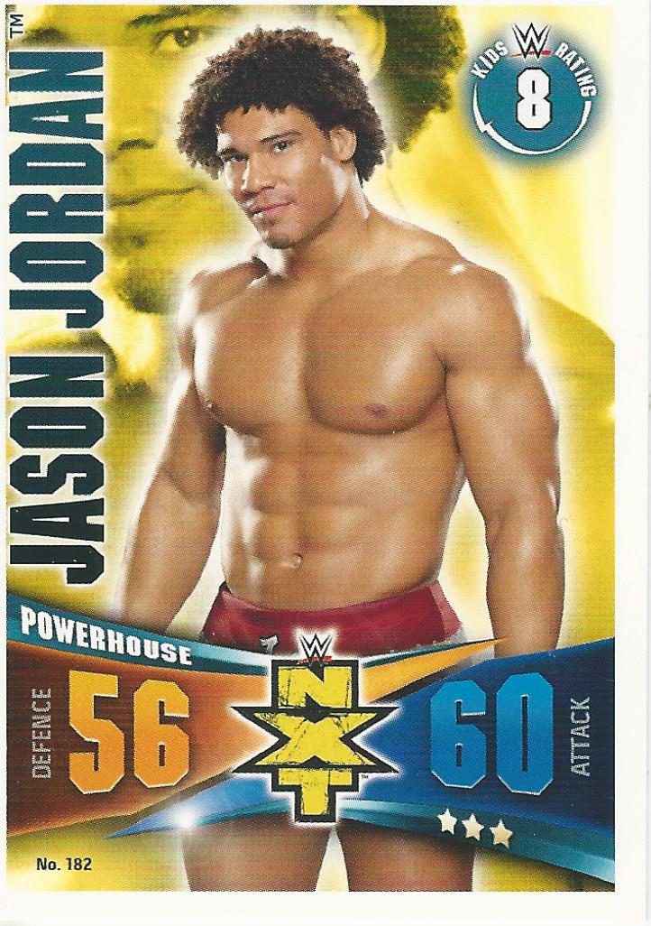 WWE Topps Slam Attax Rivals 2014 Trading Card Jason Jordan No.182 NXT