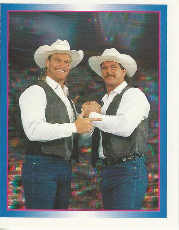 WWF Merlin Stickers 1995 Smoking Gunns No.183