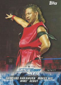 WWE Topps Road to Wrestlemania 2018 Trading Cards Shinsuke Nakamura No.83