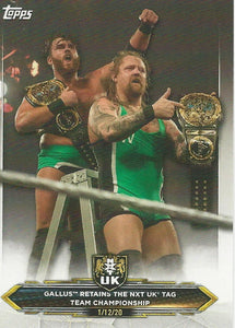 WWE Topps NXT 2020 Trading Cards Gallus No.83