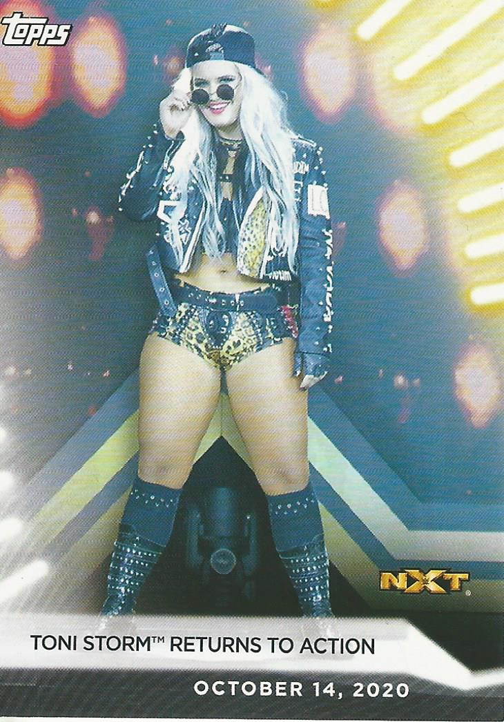 WWE Topps Women Division 2021 Trading Card Toni Storm No.83