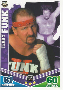 WWE Topps Slam Attax Mayhem 2010 Trading Card Terry Funk No.183