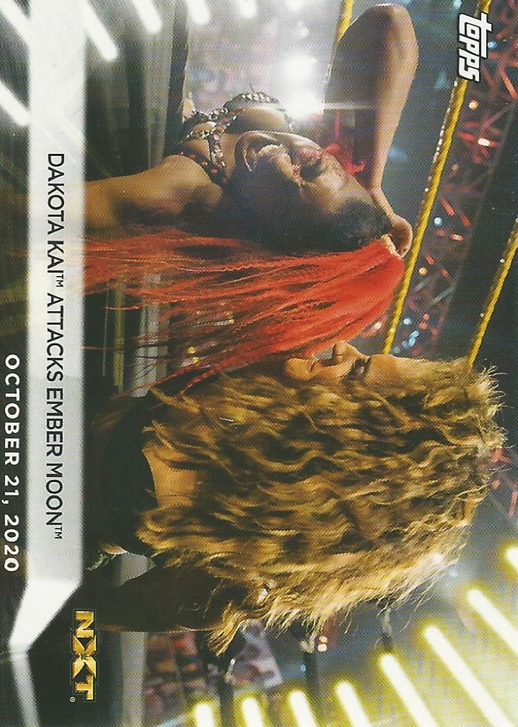 WWE Topps Women Division 2021 Trading Card Dakota Kai No.84