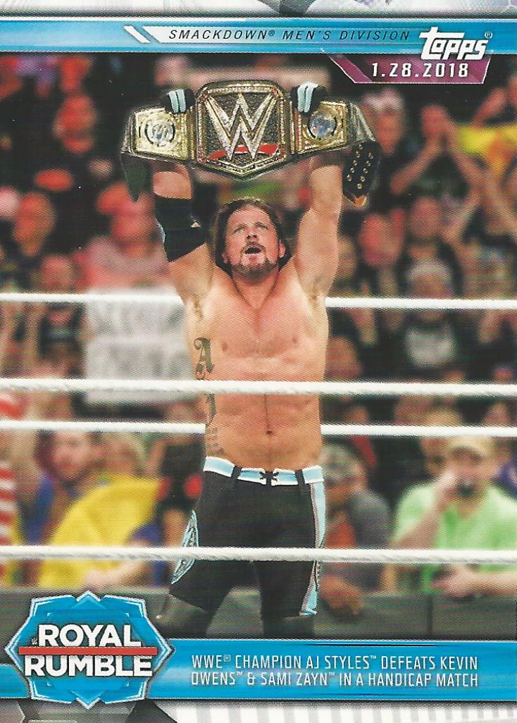 WWE Topps Champions 2019 Trading Cards AJ Styles No.84