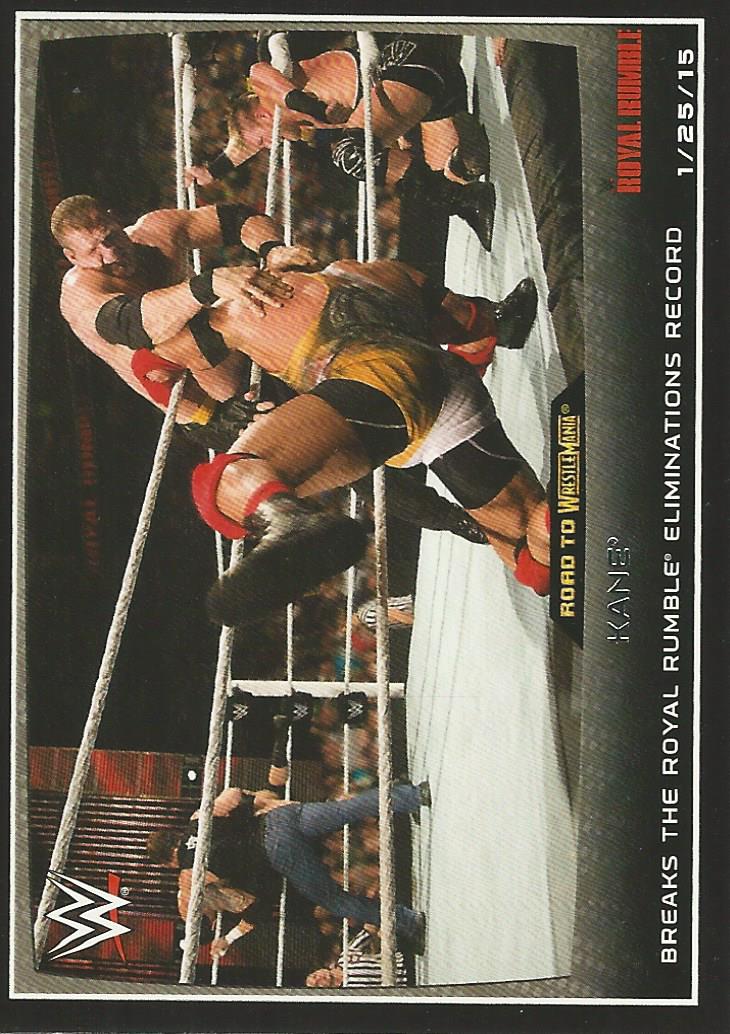 WWE Topps Road to Wrestlemania 2015 Trading Cards Kane No.84