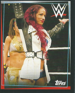 WWE Topps Road to Wrestlemania Stickers 2021 Sasha Banks No.184