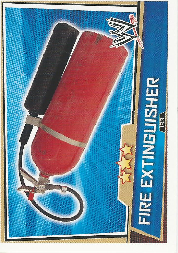 WWE Slam Attax Superstars 2013 Trading Card Fire Extinguisher No.183