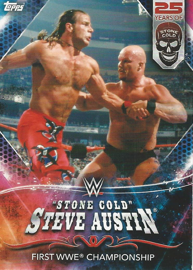 Topps WWE Superstars 2021 Trading Cards Stone Cold Steve Austin No.184