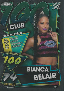WWE Topps Slam Attax Chrome 2021 Trading Cards Bianca Belair No.184