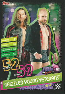 WWE Topps Slam Attax Reloaded 2020 Trading Card Grizzled Young Veterans No.184