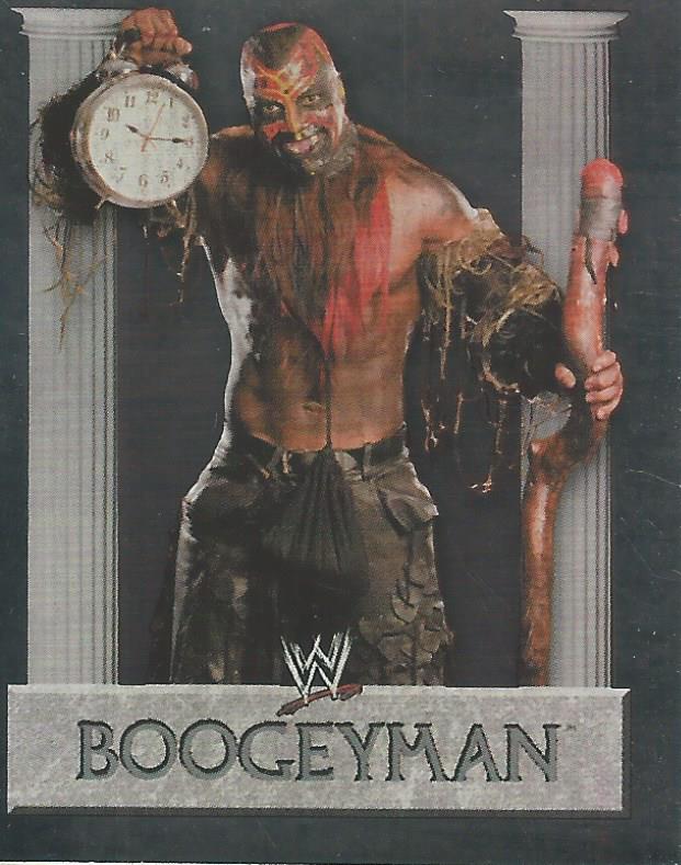 WWE Merlin Heros 2008 Stickers The Boogeyman Foil No.185