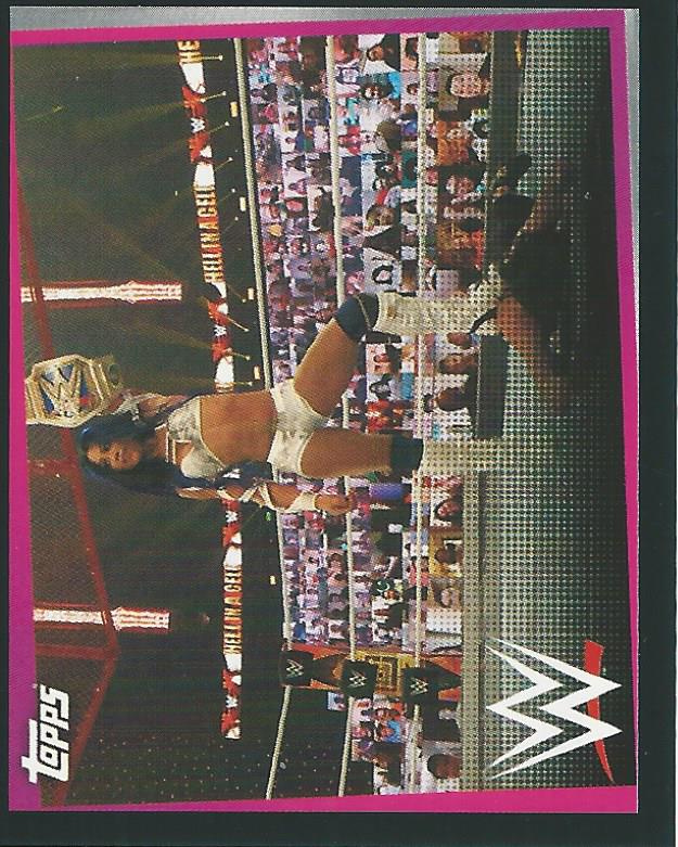 WWE Topps Road to Wrestlemania Stickers 2021 Sasha Banks No.185