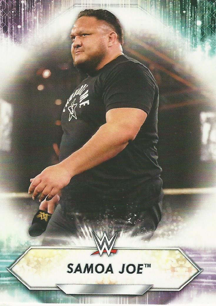 WWE Topps 2021 Trading Cards Samoa Joe No.185