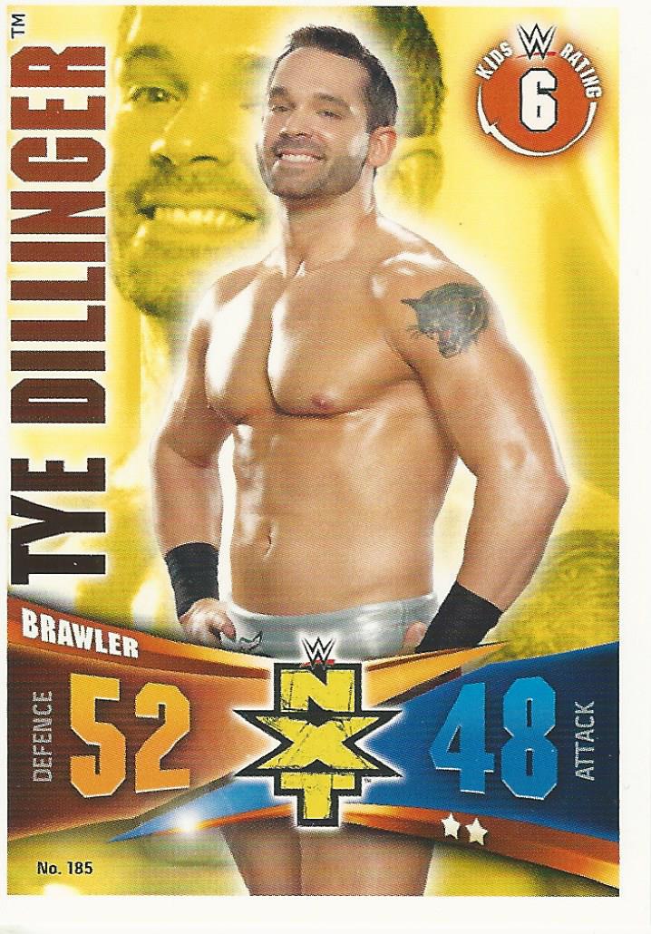 WWE Topps Slam Attax Rivals 2014 Trading Card Tye Dillinger No.185 NXT