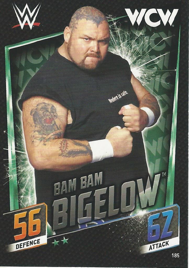 WWE Topps Slam Attax 2015 Then Now Forever Trading Card Bam Bam Bigelow No.185