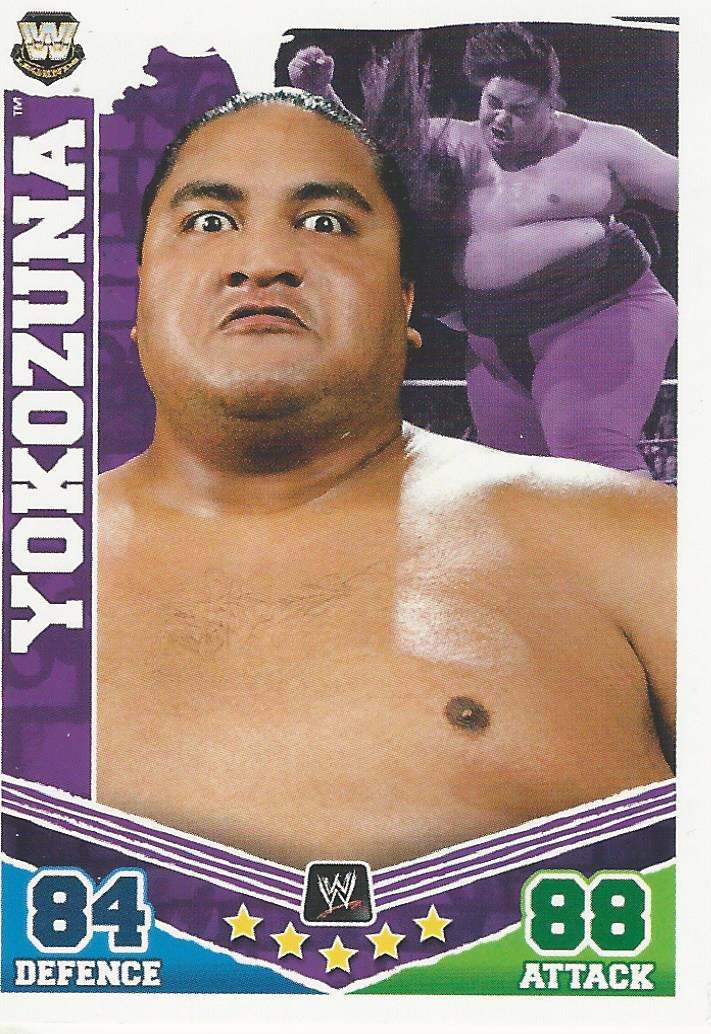 WWE Topps Slam Attax Mayhem 2010 Trading Card Yokozuna No.185