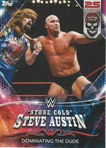 Topps WWE Superstars 2021 Trading Cards Stone Cold Steve Austin No.185