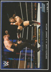 WWE Topps Road to Wrestlemania 2015 Trading Cards Daniel Bryan No.86