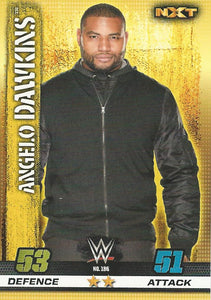 WWE Topps Slam Attax 10th Edition Trading Card 2017 NXT Angelo Dawkins No.186