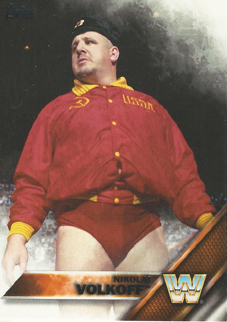 WWE Topps Then Now Forever 2016 Trading Cards Nikolai Volkoff No.186