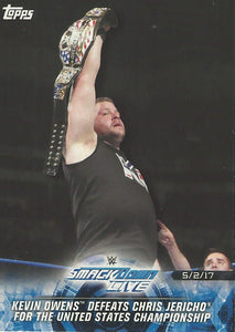 WWE Topps Road to Wrestlemania 2018 Trading Cards Kevin Owens No.86