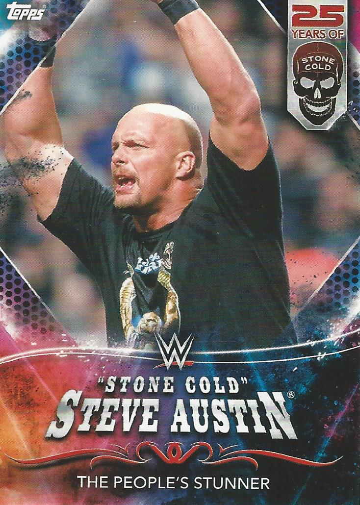 Topps WWE Superstars 2021 Trading Cards Stone Cold Steve Austin No.186