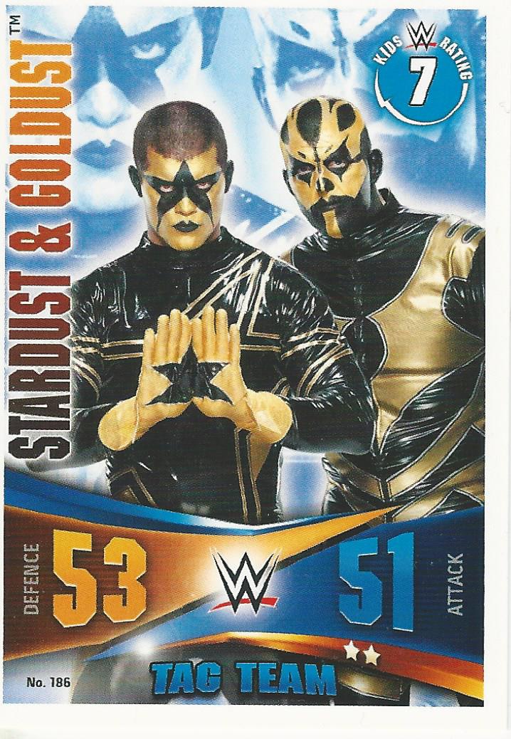 WWE Topps Slam Attax Rivals 2014 Trading Card Stardust & Goldust No.186