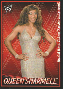 WWE Topps Superstars Uncovered 2007 Sticker Collection Sharmell No.186