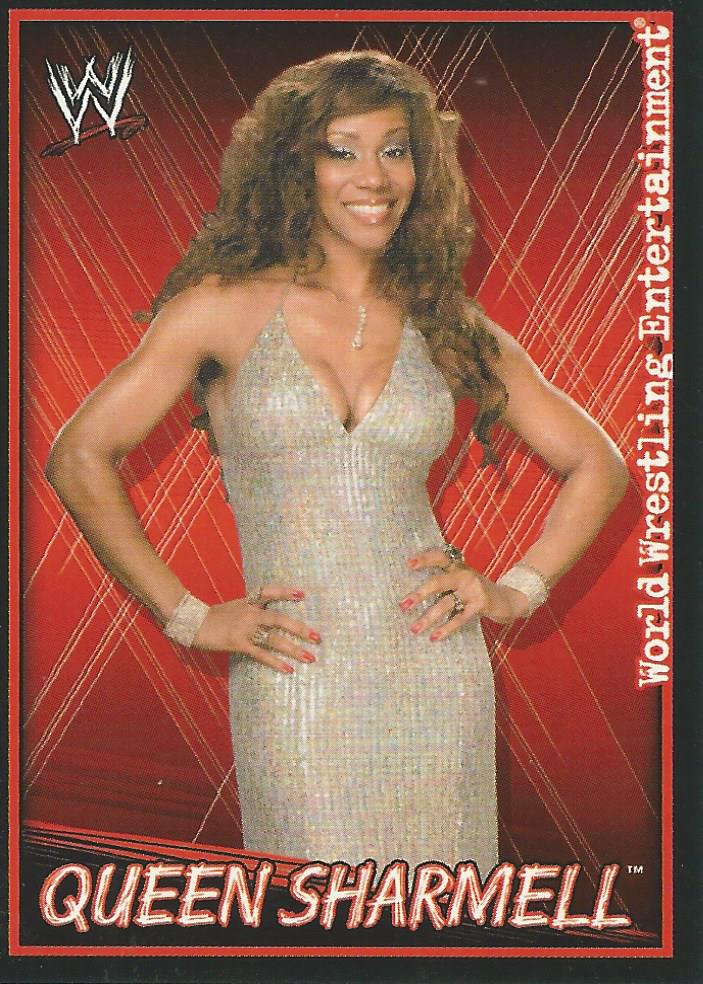 WWE Topps Superstars Uncovered 2007 Sticker Collection Sharmell No.186
