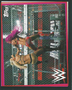 WWE Topps Road to Wrestlemania Stickers 2021 Sasha Banks No.187