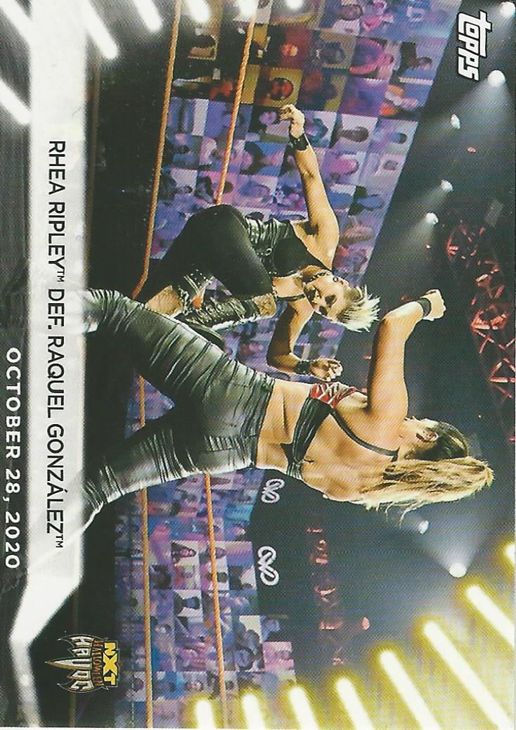 WWE Topps Women Division 2021 Trading Card Rhea Ripley No.87