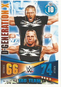WWE Topps Slam Attax Rivals 2014 Trading Card D-Generation X No.187