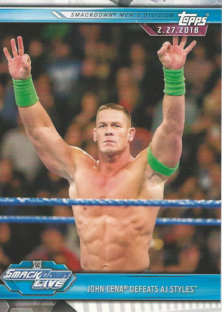 WWE Topps Champions 2019 Trading Cards John Cena No.87