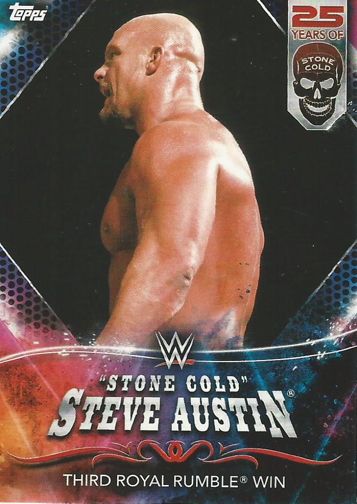 Topps WWE Superstars 2021 Trading Cards Stone Cold Steve Austin No.187