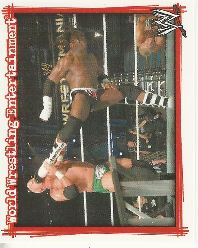 WWE Topps Superstars Uncovered 2007 Sticker Collection Booker T No.188