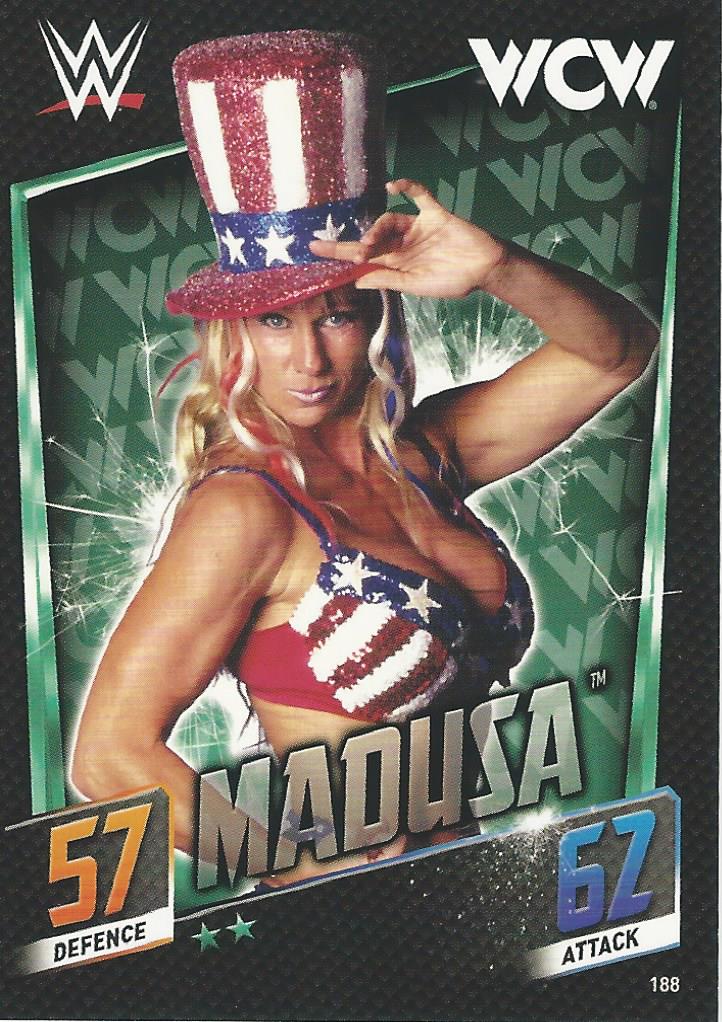 WWE Topps Slam Attax 2015 Then Now Forever Trading Card Madusa No.188