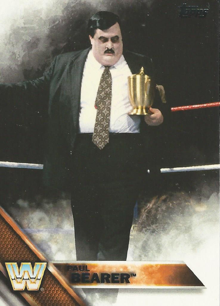 WWE Topps Then Now Forever 2016 Trading Cards Paul Bearer No.189