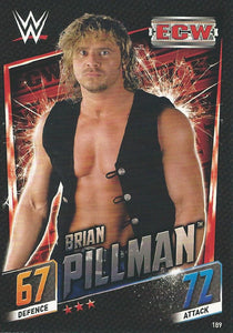 WWE Topps Slam Attax 2015 Then Now Forever Trading Card Brian Pillman No.189