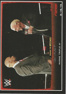 WWE Topps Road to Wrestlemania 2015 Trading Cards Ric Flair No.89