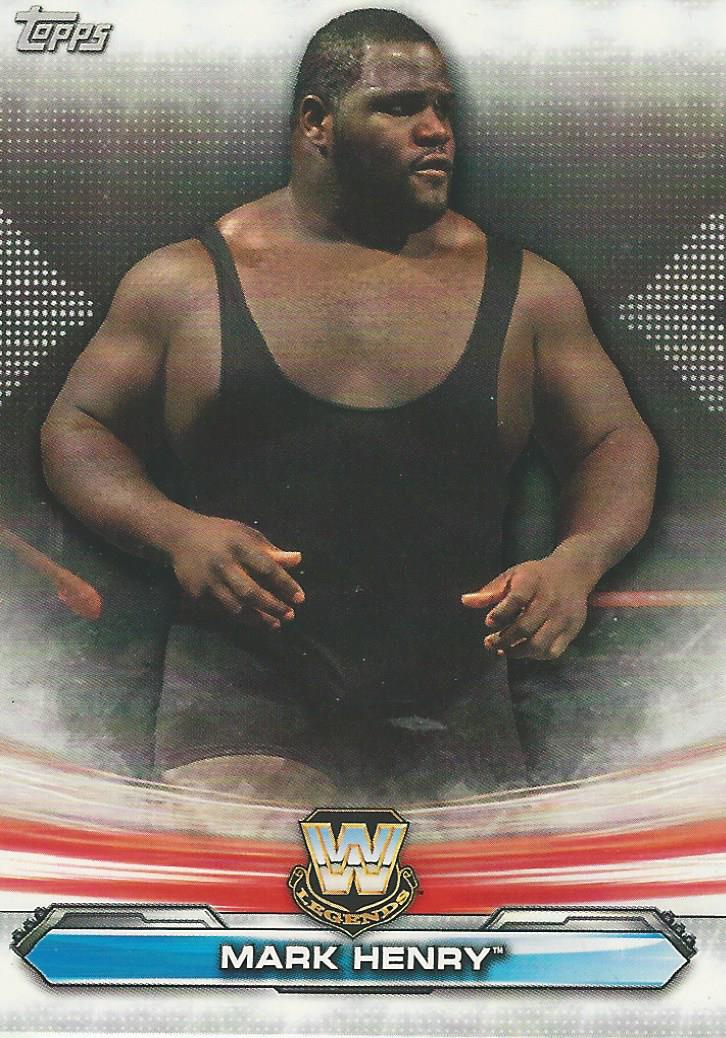 WWE Topps Raw 2019 Trading Cards Mark Henry LR-10