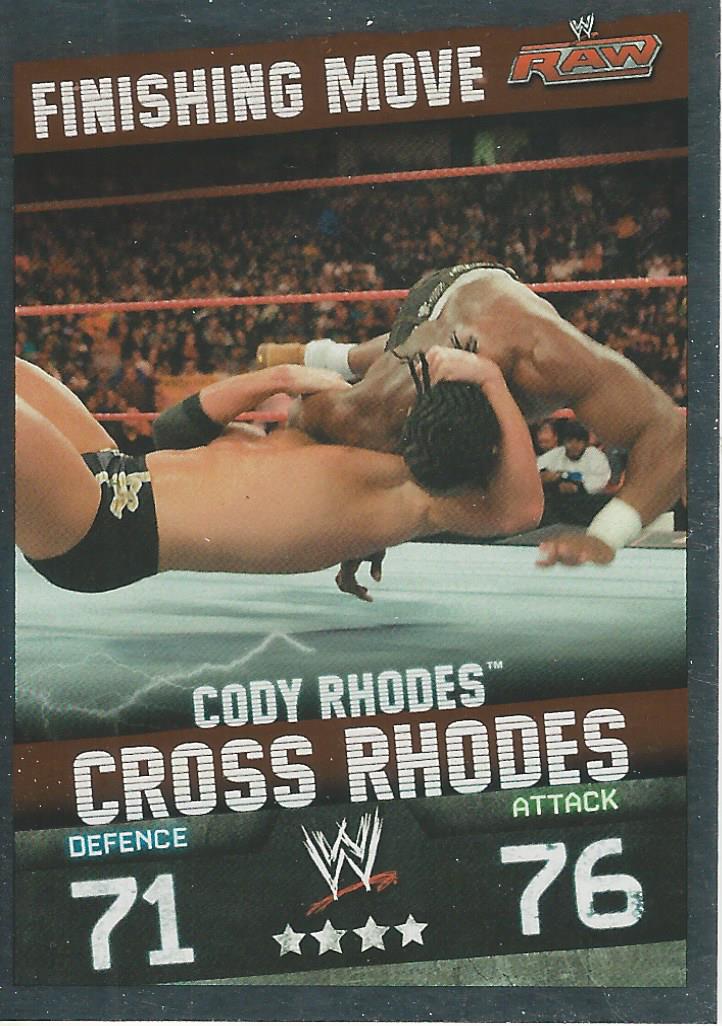 WWE Topps Slam Attax Evolution 2010 Trading Card Cody Rhodes No.18