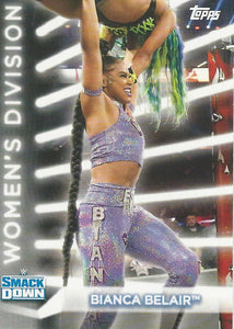 WWE Topps Women Division 2021 Trading Card Bianca Belair RC-18